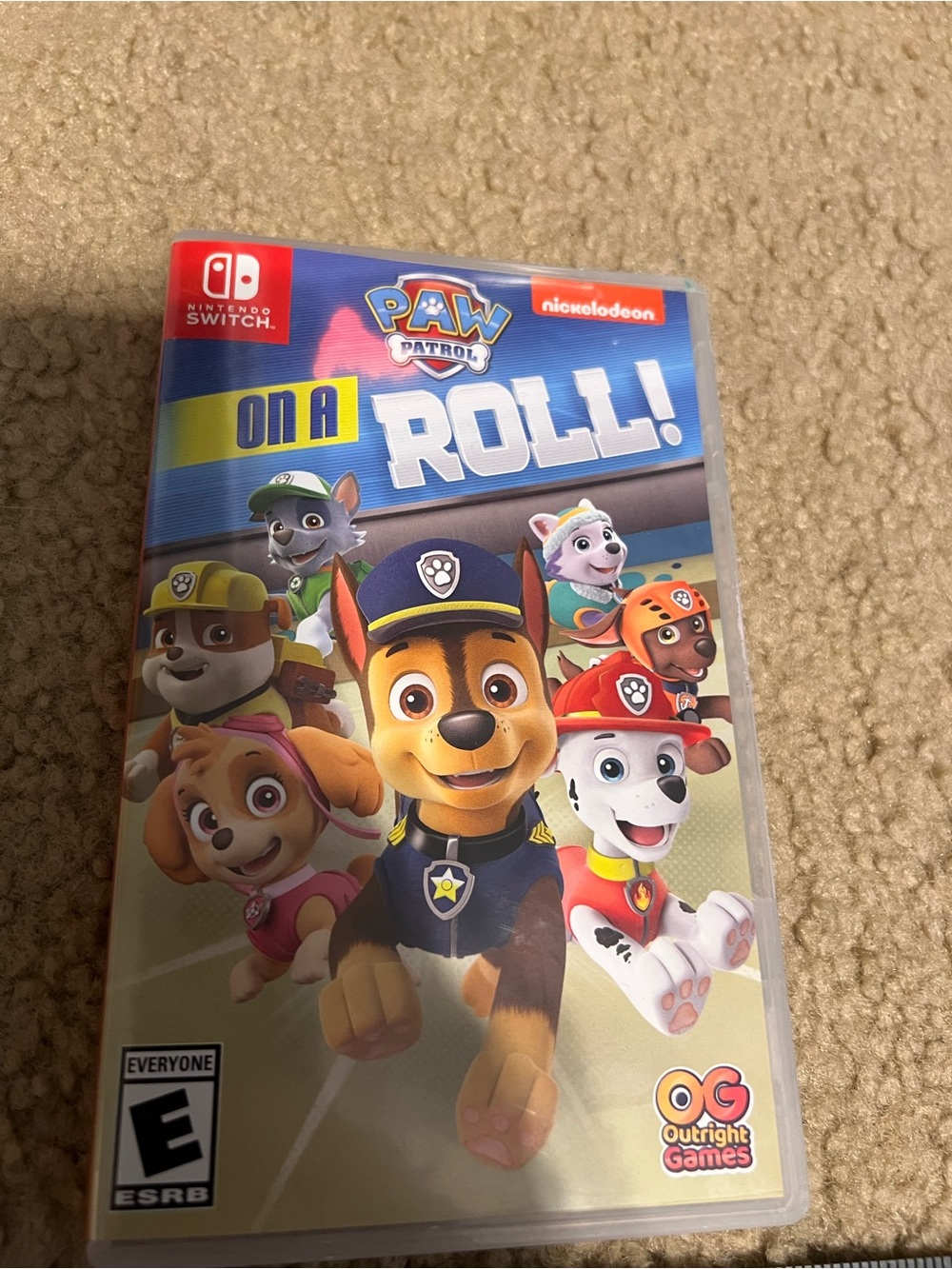 Nickelodeon Paw Patrol Game Back Cover - Blue & Yellow Artwork